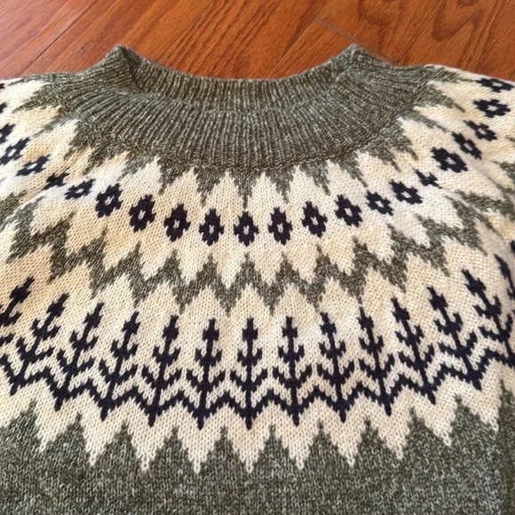 Nordic Pines Retro Fair Isle Sweater - Picture 11 of 15